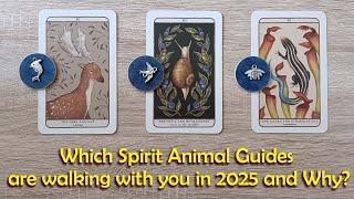 Which spirit animal guides are walking with you in 2025 and Why?🫎 #pickacardtarot