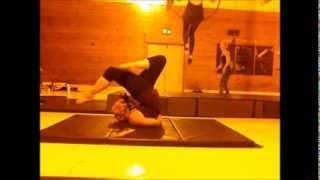 Contortion practice, cheststand tricks and headsit