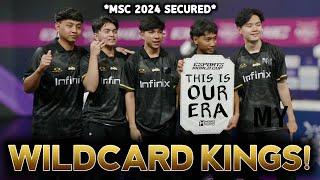 MALAYSIA just became 2-Time WildCard Champions as HOMEBOIS beat ENTITY 7 to secured MSC 2024 slot