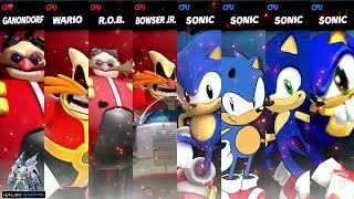 Many Forms of Eggman vs Many Forms of Sonic