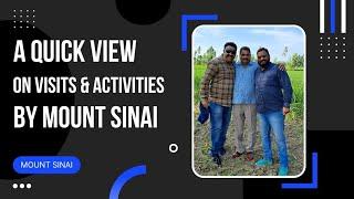 A quick view on visits and  activities by Mount Sinai