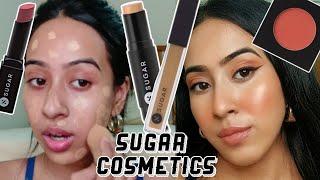 Full Face Using Sugar Cosmetics Makeup | Simple and Easy Makeup