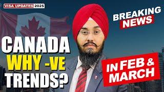 CANADA WHY-ve TRENDS? In FEB & MARCH | STUDY VISA UPDATES 2025 | USA CANADA UK