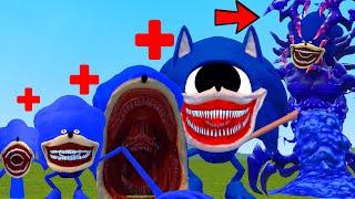 Growing Of All Sonic Tapes Family Poppy Playtime Chapter 3 In Garry's Mod