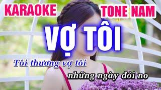 Karaoke Vợ Tôi Tone Nam - Nhạc Sống Rumba | Mai Thảo Organ