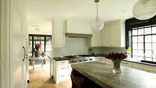 Black and White Kitchen Remodel in a New Traditional Style