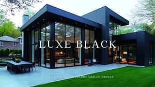 Velvet Noir: Discover the Allure of Black Modern Houses in Luxury Design Trends