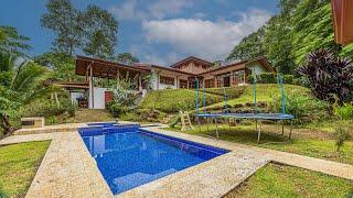 Exquisite Colonial Villa Tour | Luxury Property in Ojochal, Costa Rica | Swimming Pool & Fruit Trees