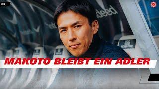 "Wollt ihr Verlängerung?" | Makoto Hasebe bleibt bei Eintracht Frankfurt