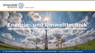 Energie- und Umwelttechnik - Ein Studium für Visionäre