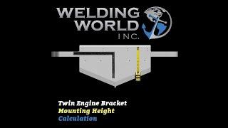 Twin Engine Bracket Mounting Height