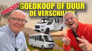 VERSCHILLEN TUSSEN GOEDKOPE EN DURE CAMPER OF CARAVAN - Campingtrend Podcast #2