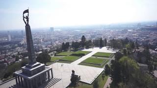 Slavin War Memorial in Bratislava Slovakia | FPV