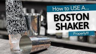 How to use a Boston Shaker | Bartending Basics & Beginner Home Bar Essentials | Drinkstuff