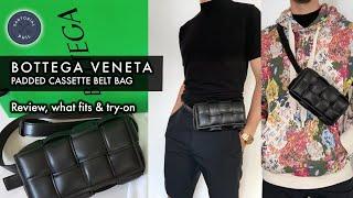 Bottega Veneta Padded Cassette Belt Bag: Review, what fits and try-on