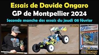 Essais du champion du monde Davide Ongaro du jeudi 8 février - GP de Montpellier buggy 1/8 2024