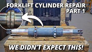 Forklift Cylinder Repair but We DIDN’T Expect THIS!  | Part 1