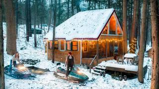 Winter Like When We Were Kids | Destructive Snow Storm Off Grid