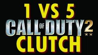 1 vs 5 CLUTCH ( CALL OF DUTY 2 CLANBASE )