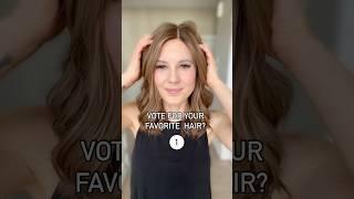 Which hair would you wear?  This is the fun part about wigs!  #hairloss #wigs #alopecia