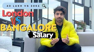 India vs UK salary 2023 | 40 Lakh vs £50 K | Cost of living London | Finance, Accounting London