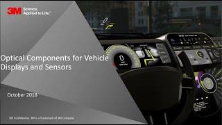 Boyd & 3M Webinar: Optical Films and Display Solutions for e-Mobility