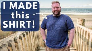 I Knit a Summer Shirt—and Took It to the Beach! New Skill, New Tee, New Season of Knitting!