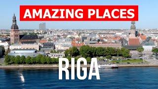 Travel to Riga city, Latvia | Leisure, tourism, types, overview, tours | Drone 4k video | Riga visit