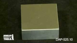 DAP-525.10 - Steel Bench Block, Small Economy Block - Jewelry Making Tools Demo