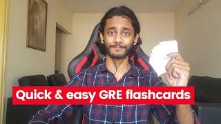 How to make GRE flashcards - by a 340 scorer