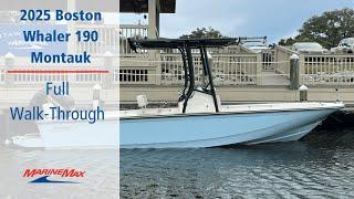 2025 Boston Whaler 190 Montauk | Full Walkthrough