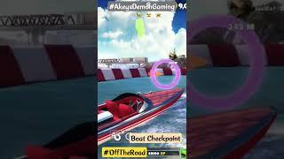 Boat Checkpoint Race Gameplay #offtheroad  #akeysdemongaming #gamefever