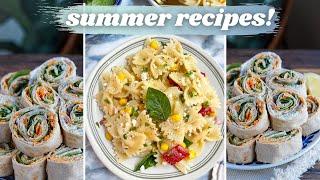 SUMMER RECIPES ️ Pasta Salad Recipe and Picnic Foods!