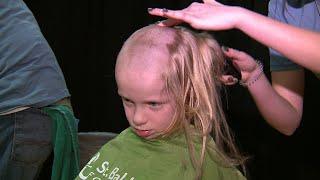 Students raise money, shave heads for St. Baldrick's Challenge