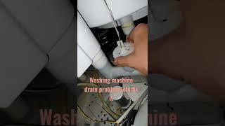 washing machine drain problem #sharpwashingmachine