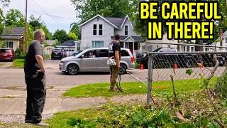 This Backyard is HIDING MORE than just weeds, What We Found is SHOCKING