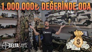 1.000.000 TL AIRSOFT ODA VLOG / AIRSOFT GUN ROOM