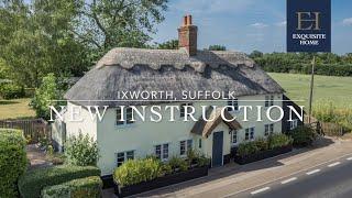 Grade II Listed, Four Bed, Thatched Cottage For Sale in Ixworth, Suffolk