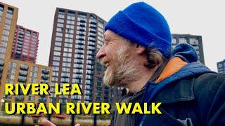 Along the River Lea from Hackney to the Thames | River Lea Walk (4K)