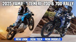 Yamaha Tenere 700 gets a new look, new models and upgrades for 2025!