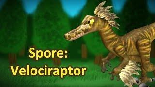 Dinosaurs in SPORE - Velociraptor | GreenSpino