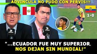 ASÍ FUE la REACCIÓN de la PRENSA PERUANA LUEGO de PERDER CONTRA ECUADOR, "NUNCA LLEGAMOS AL ARCO!"