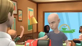 Classic Caillou Spends All Of His Parent’s Money On KFC And Gets Grounded Big Time