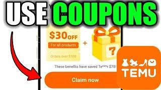 HOW TO USE COUPONS ON TEMU! (FULL GUIDE)