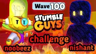 can we reach wave 100 in stumble guys block dash endless||noobeez