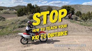 How to teach your kid to dirt bike