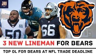 Bears Trading for Top Offensive Lineman Ahead of Deadline Comes Down to 3 Options