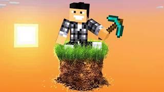 SURVIVRE DANS MINECRAFT AVEC UN SEUL BLOC RÉALISTE !!