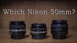 Comparison of 4 Nikon 50mm Lenses! Which one is best? Photo examples!