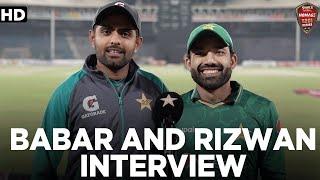 Babar Azam and Muhammad Rizwan Interview | Pakistan vs West Indies | PCB | MK1L